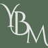 Monogram 'YBM' in white on a green background