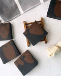 Black Leather Handcrafted Soap